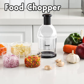 Geedel Gift-ready chopper set ideal for family meals and gatherings.