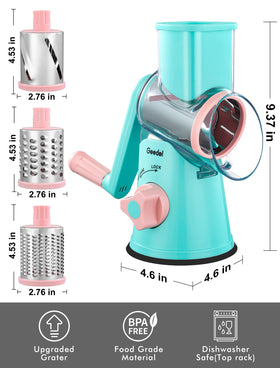 Geedel versatile tool for salads, hash browns, smoothies and more.