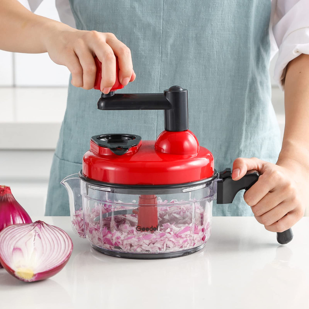 Geedel noise-free kitchen prep in a calm cooking routine
