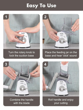Geedel BPA-free materials ensure safe food preparation.