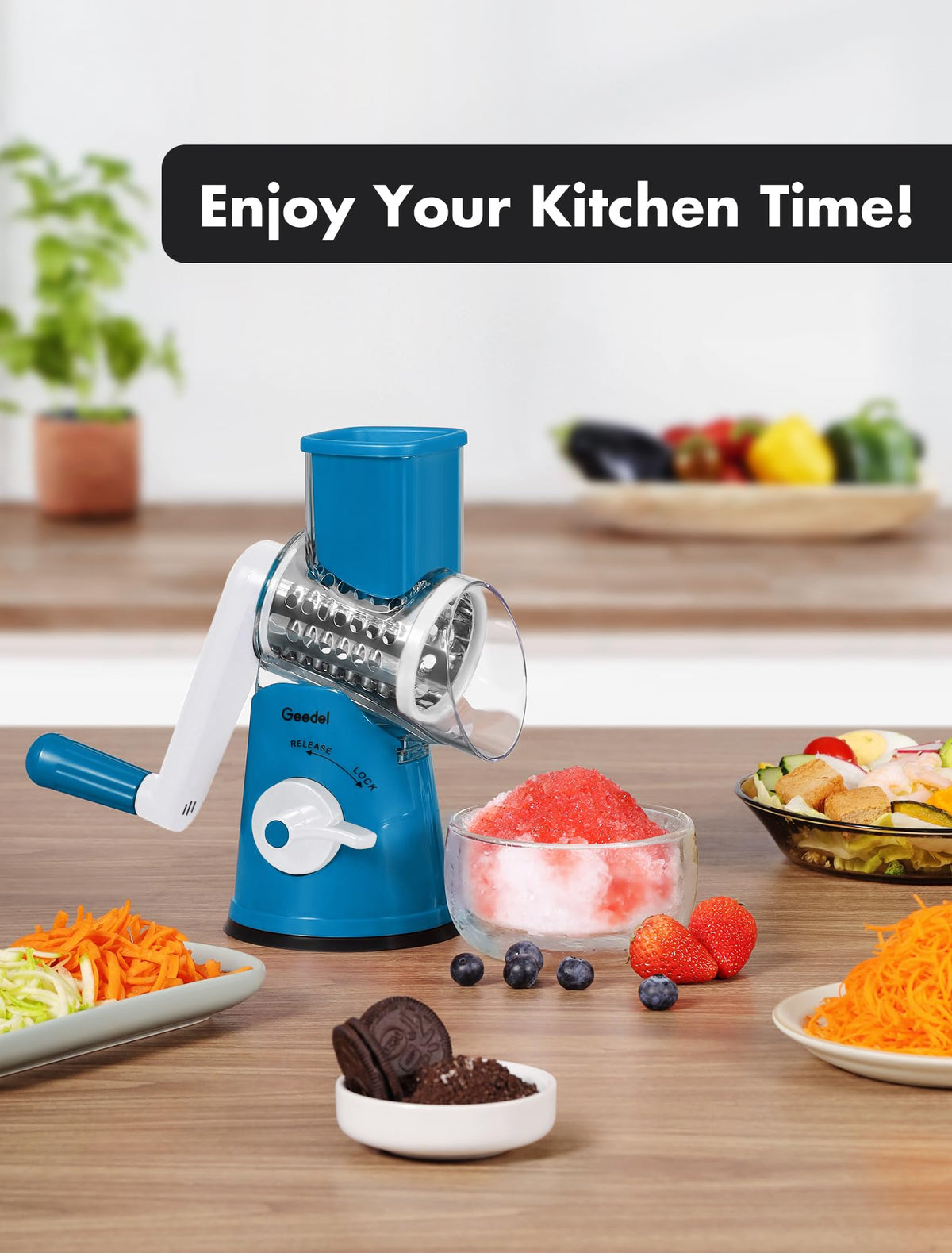 Geedel detachable parts enable quick and easy cleaning