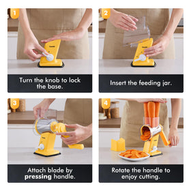 Geedel rotary cheese grater excels at parmesan shredding and fine grating fast