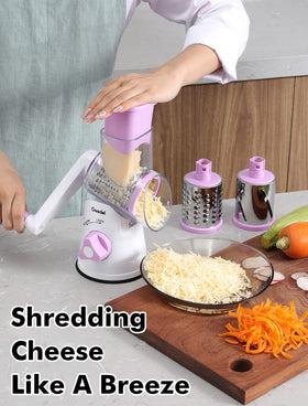 Geedel suction base keeps grater stable on counters