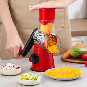 Geedel suction base keeps the unit firmly anchored on smooth countertops.