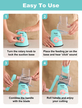 Geedel detachable parts simplify cleaning and storage after cooking