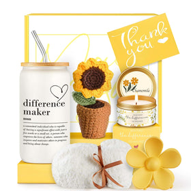 Geelfland difference maker glass with bamboo lid for daily beverages