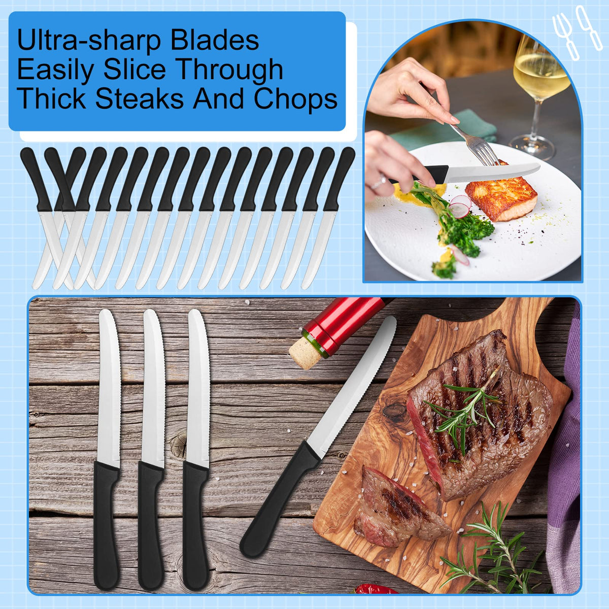 Geelin knives suitable for parties, gatherings, and busy kitchens