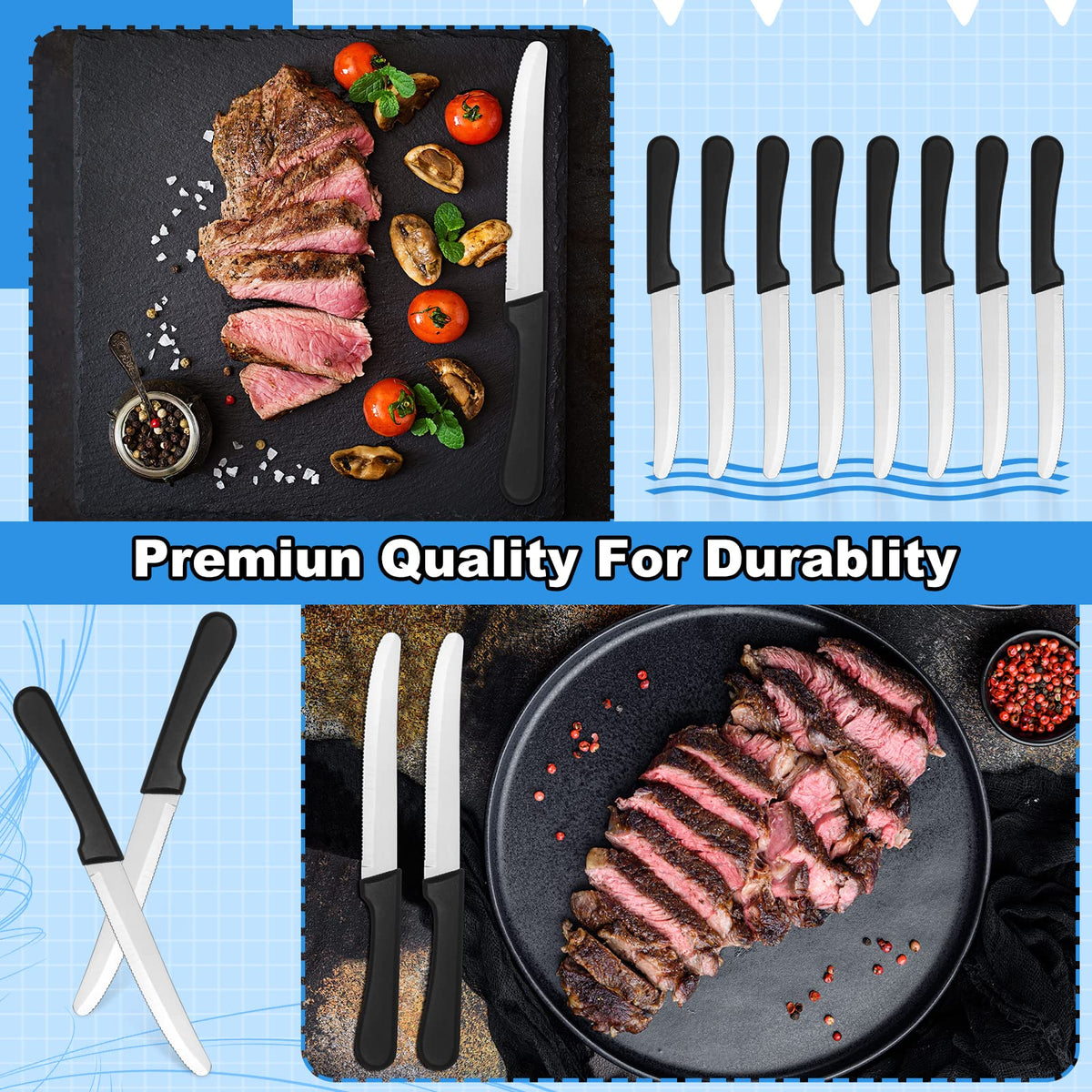 Geelin stainless steel blade with plastic handle for lasting use