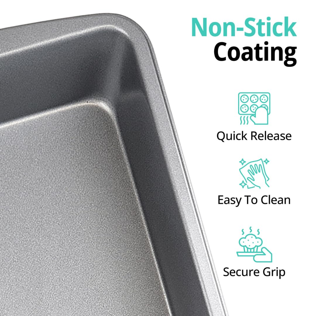 GEEOOLLAH dishwasher-safe baking pan for quick cleanup after baking