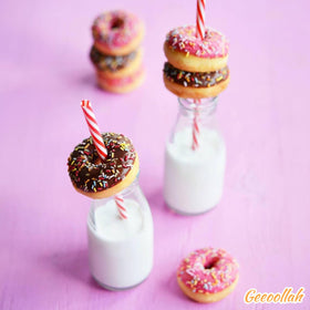 GEEOOLLAH non-stick coating ensures effortless donut release and easy cleanup.