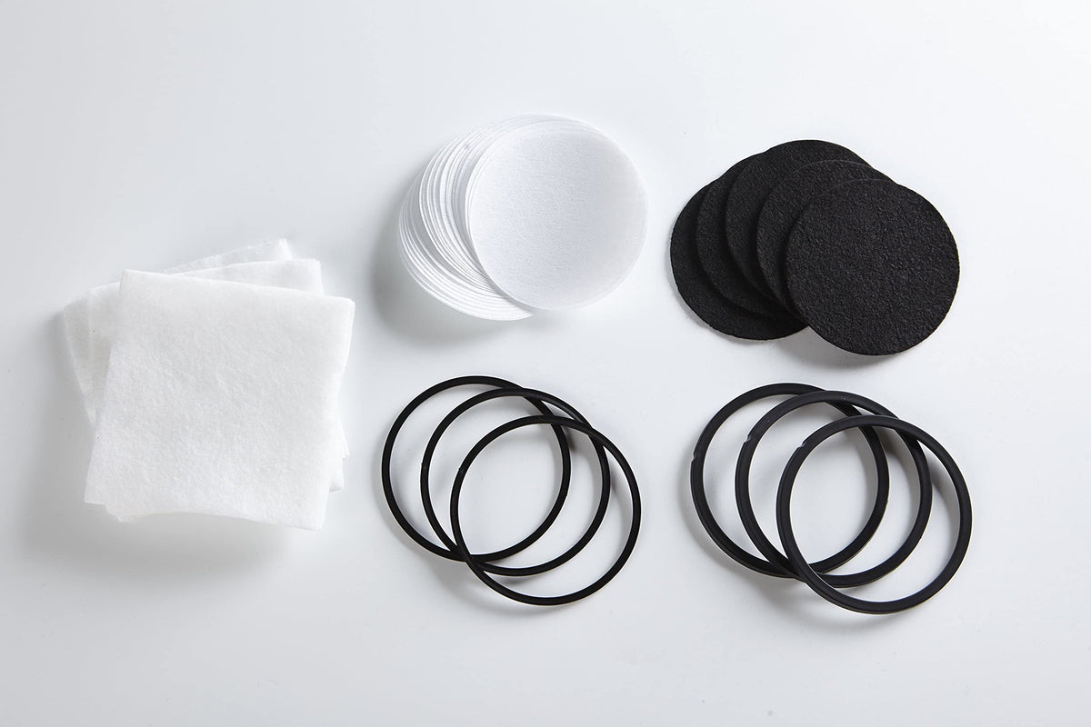 Geesta kitchen scene featuring the filter disks ready in a home setup.