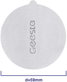 Geesta thick food-grade aluminum foil seal resists tearing during brewing