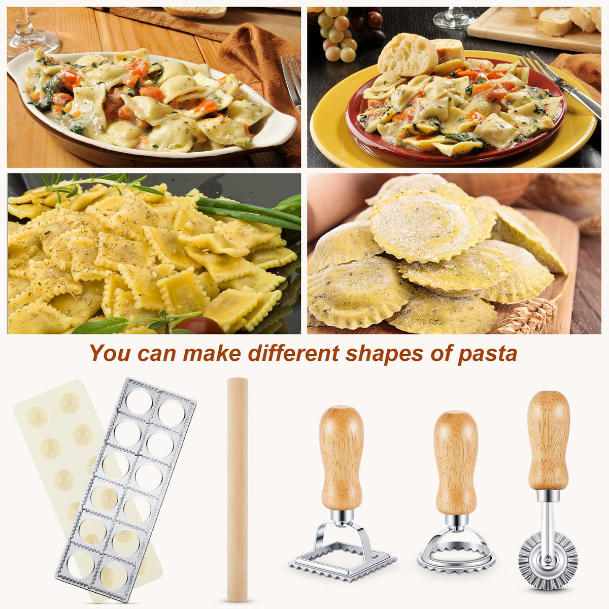 Geetery pasta wheel cutter for sealing and trimming edges