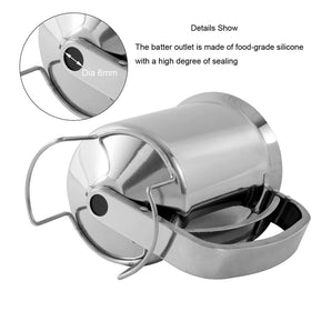 Geetest EasyFlow spout for precise pours and minimal drips during baking.
