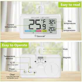 Geevon IP65 waterproof design resists fridge humidity