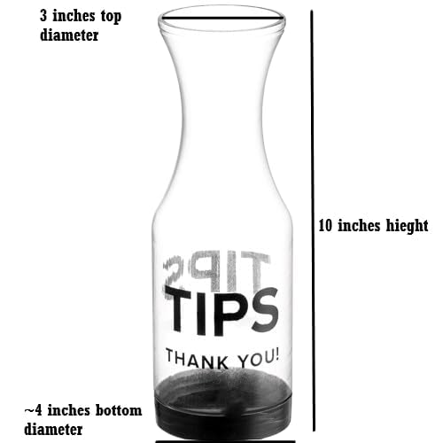 GEEX DEPOT tip jar with removable bottom for quick cash retrieval
