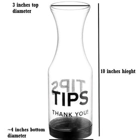 GEEX DEPOT tip jar with removable bottom for quick cash retrieval