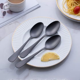 GoGeiLi service for 6 flatware spoons ideal for family dinners