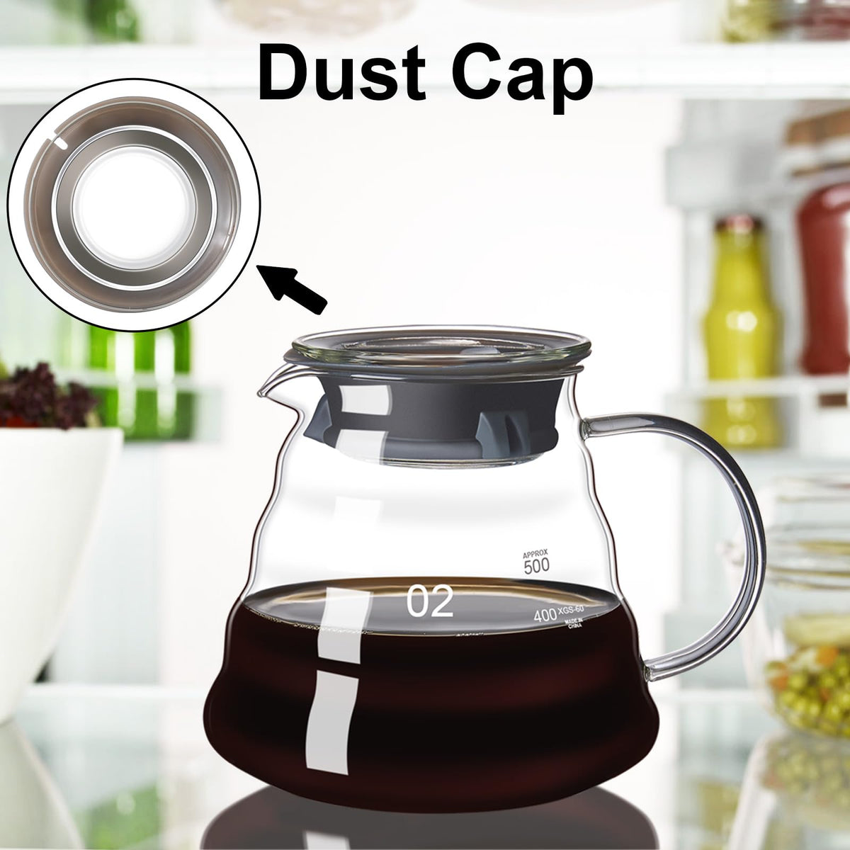 Gegewawa borosilicate glass handles heat well for comfortable use.