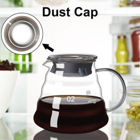 Gegewawa borosilicate glass handles heat well for comfortable use.