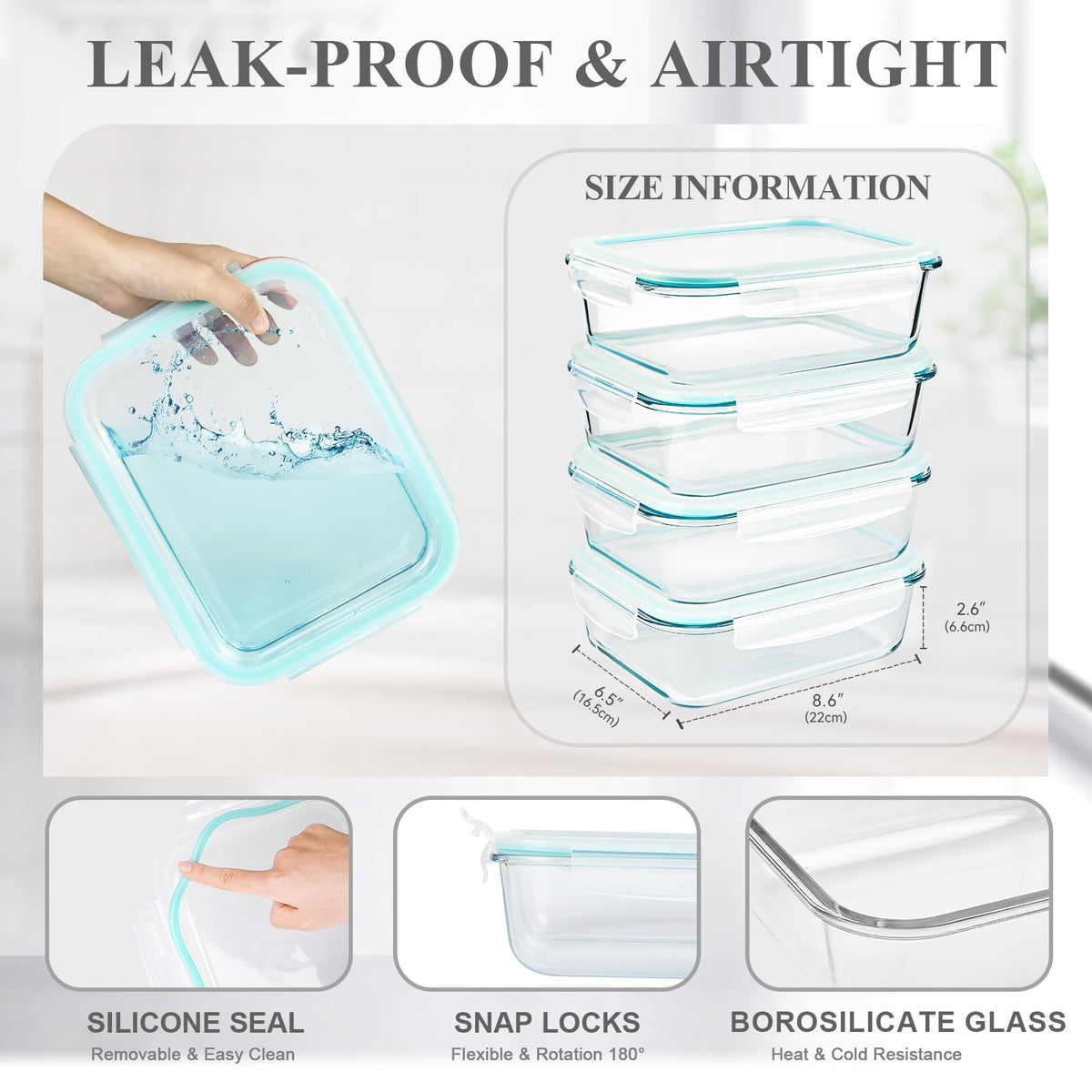 GEHE top-rack dishwasher safe for easy cleanup after busy days