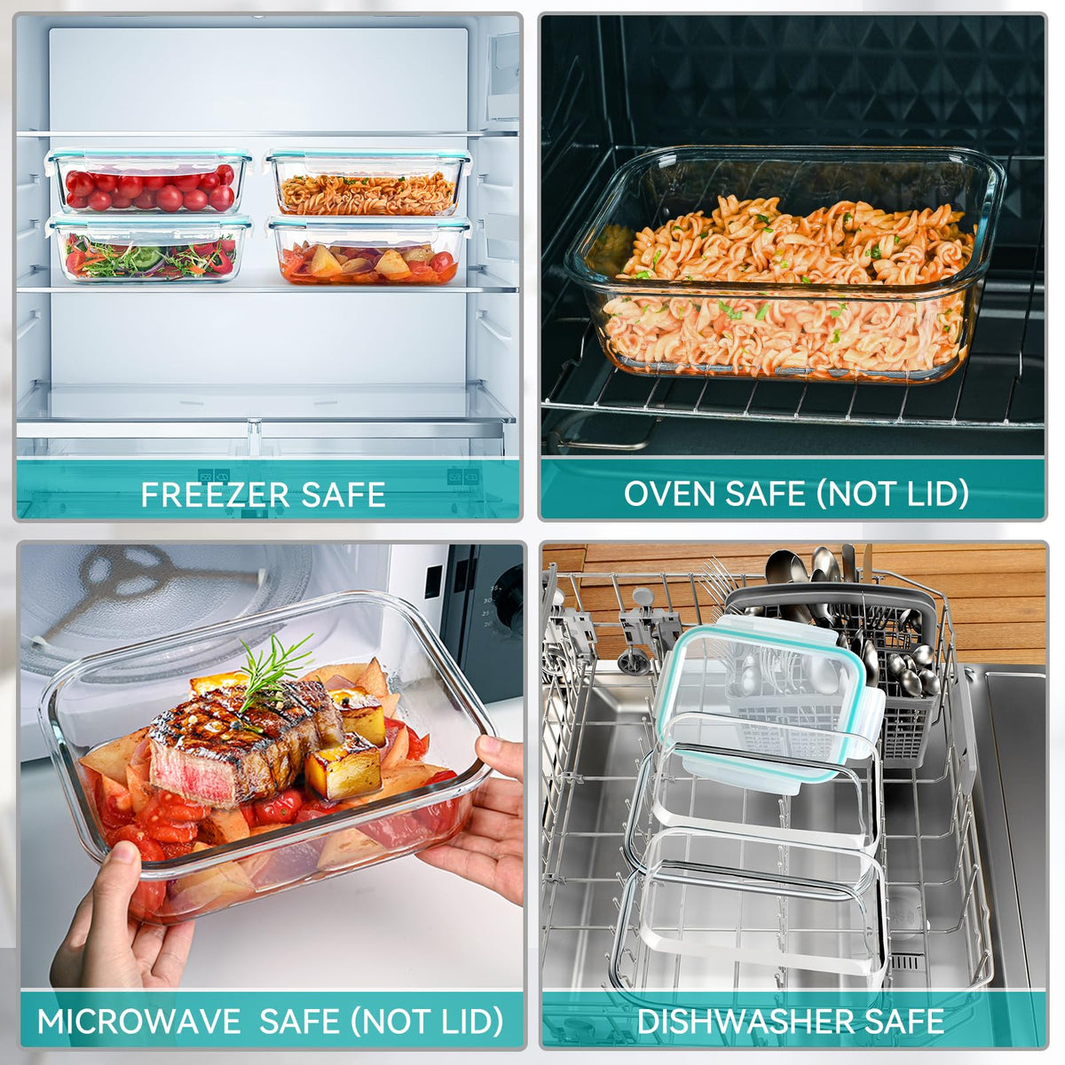 GEHE leak-proof containers ideal for transporting leftovers and on-the-go meals