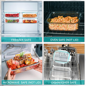 GEHE leak-proof containers ideal for transporting leftovers and on-the-go meals