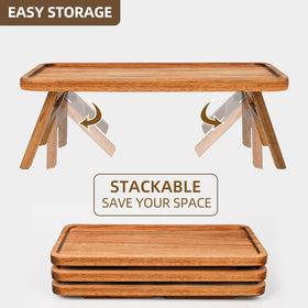 GEHE multi-functional storage tray doubles as shelf or decor.