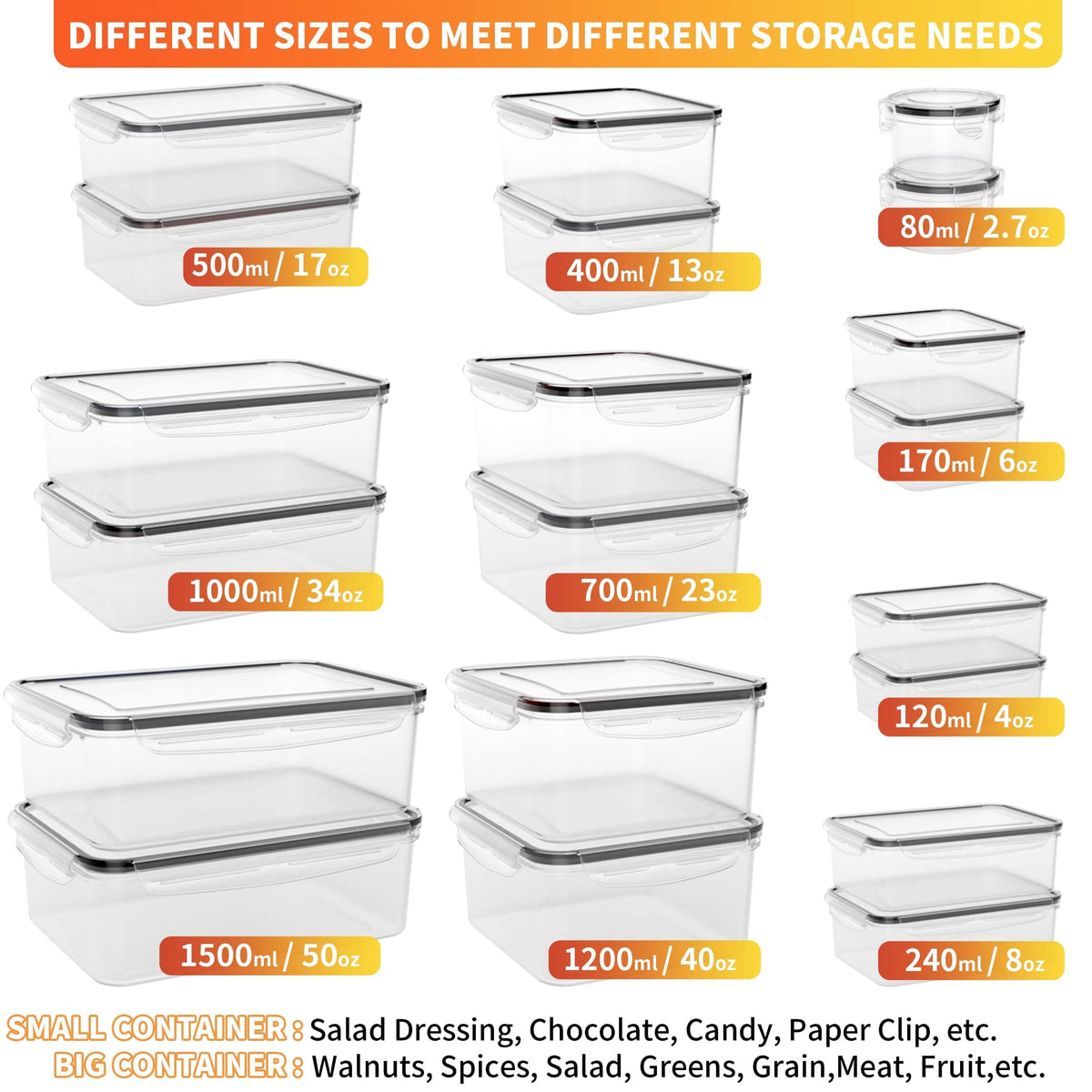 GEIKR BPA-free polypropylene material for safe daily storage