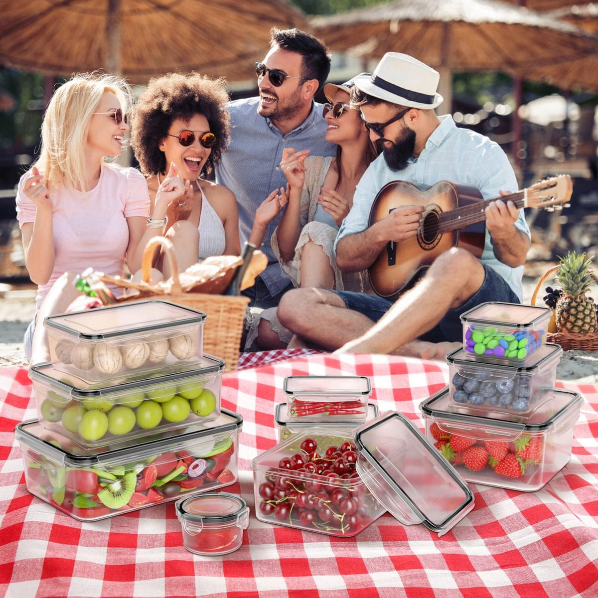 GEIKR clear bodies simplify quick identification of stored foods