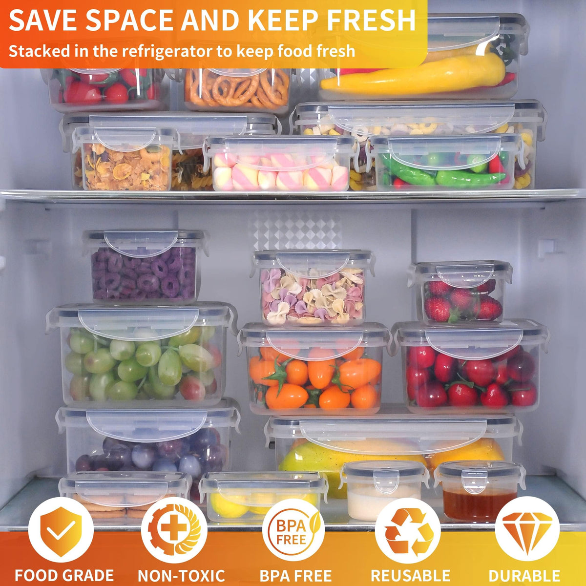 GEIKR includes reusable labels and a marker pen for labeling