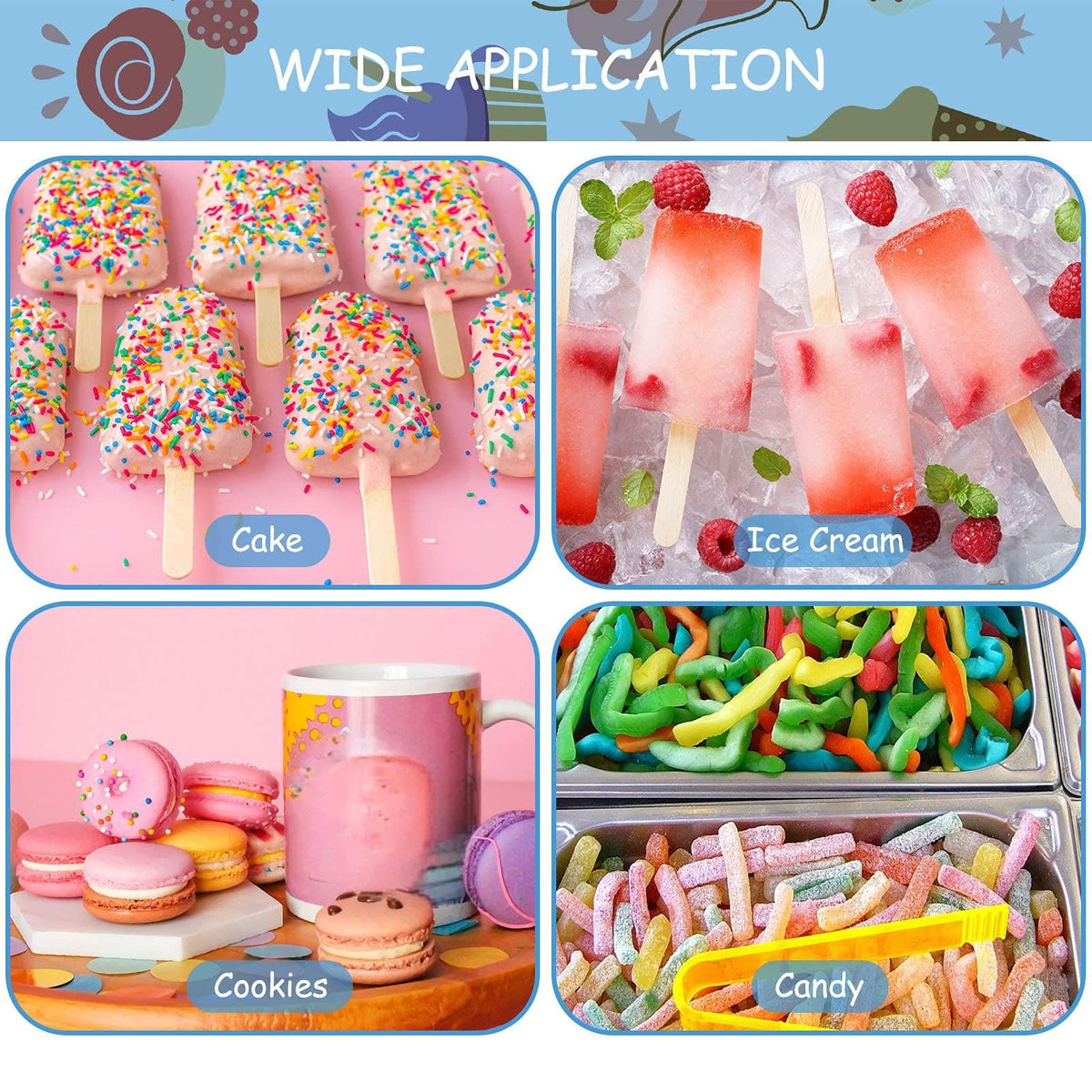 Geiserailie DIY dessert gifts ready for customers to admire.