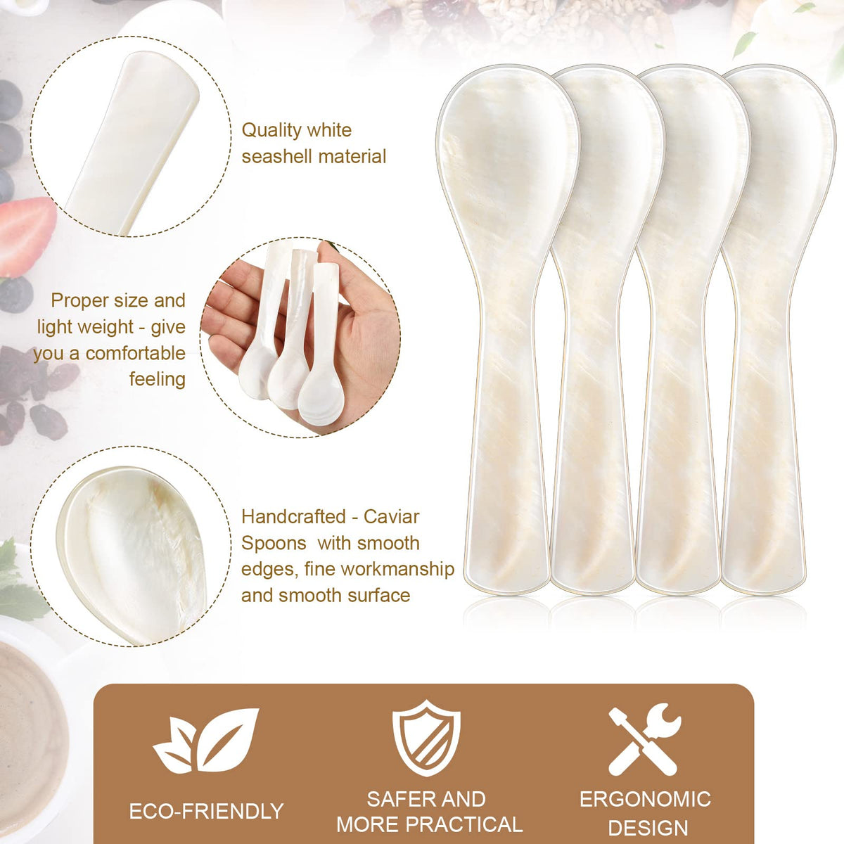 Geiserailie egg and caviar spoon set preserves delicate flavors