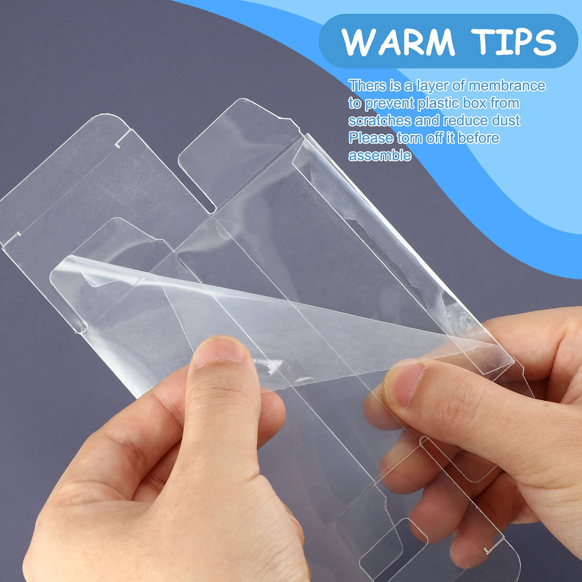 Geiserailie foldable presentation box saves space and simplifies storage.