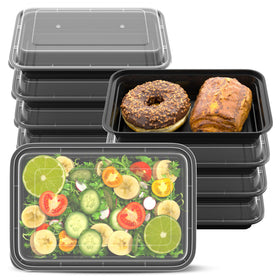 Geisoun 28oz meal prep container with leakproof lid for portable meals.