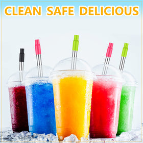 Gejoy colorfully packaged travel case set in blue, pink, and gray.