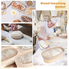Gejoy linen liner fits 10-inch baskets, aiding moisture control and easy clean-up.