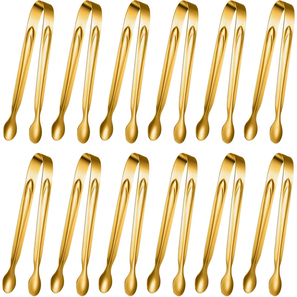Gejoy mini tongs for sugar cubes, precise portioning at gatherings.