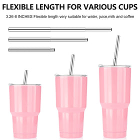 Gejoy silicone tip on straw enhances comfortable sipping on the go