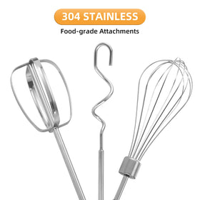 GELANGS hand mixer copper motor with white body hints at durable performance.
