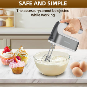 GELANGS hand mixer activated Turbo Boost for faster peak mixing.