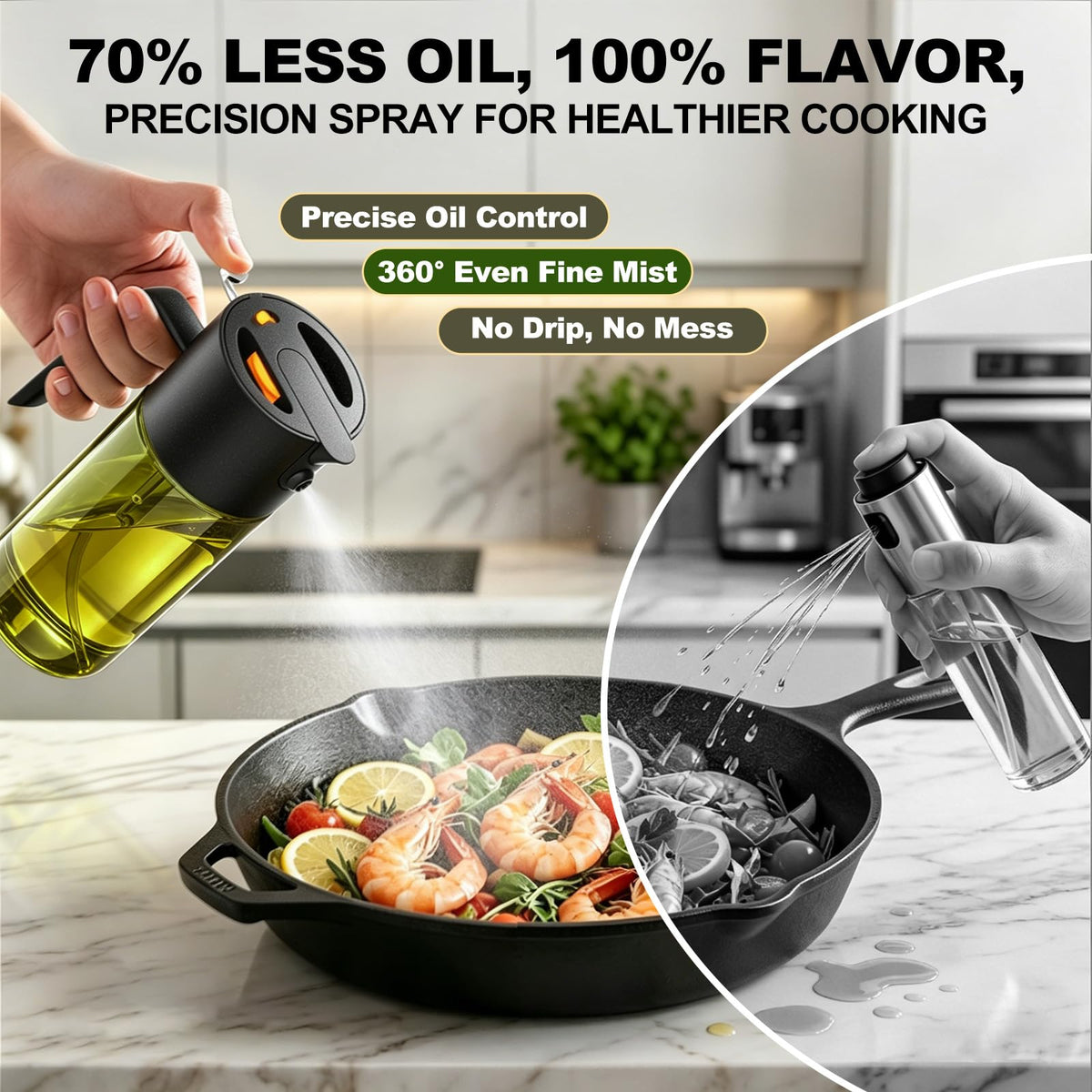 Gelibo light-blocking design keeps oil fresh during cooking