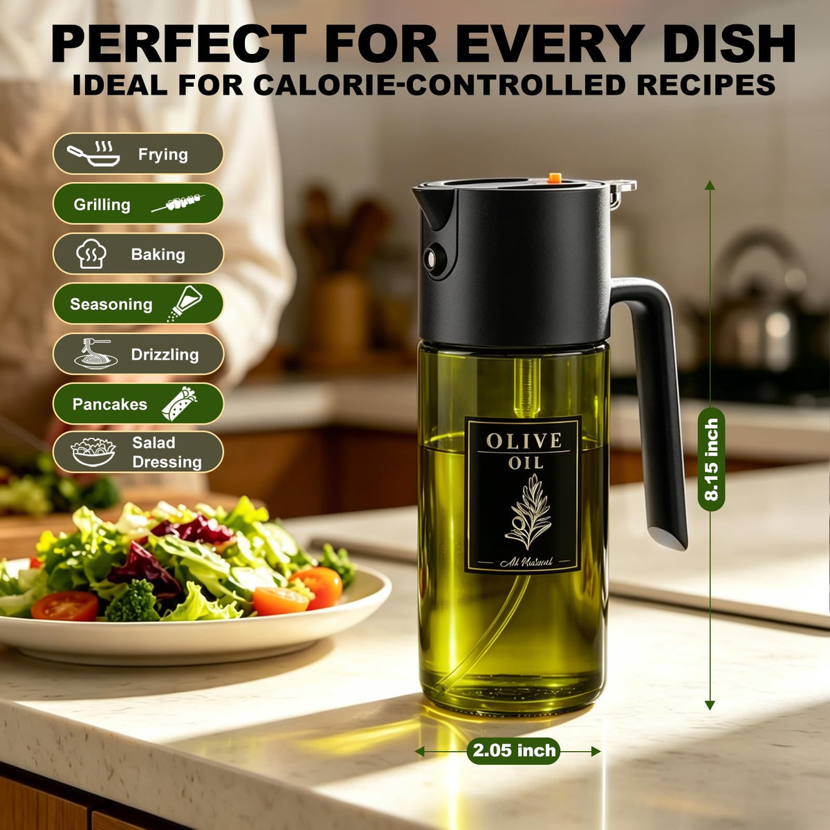 Gelibo one-click lid opening for clean refills