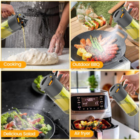 Gelibo versatile kitchen dispenser on the counter near stove