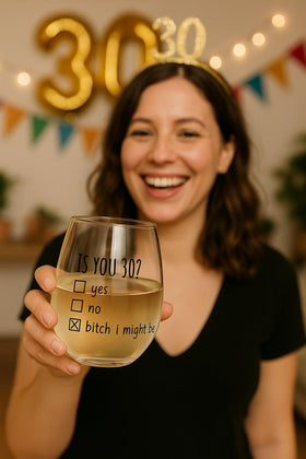 Gelid premium stemless glass adds elegance to celebrations and toasts.