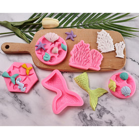 GELIFATLE cupcake toppers mold for quick mermaid accents on desserts.