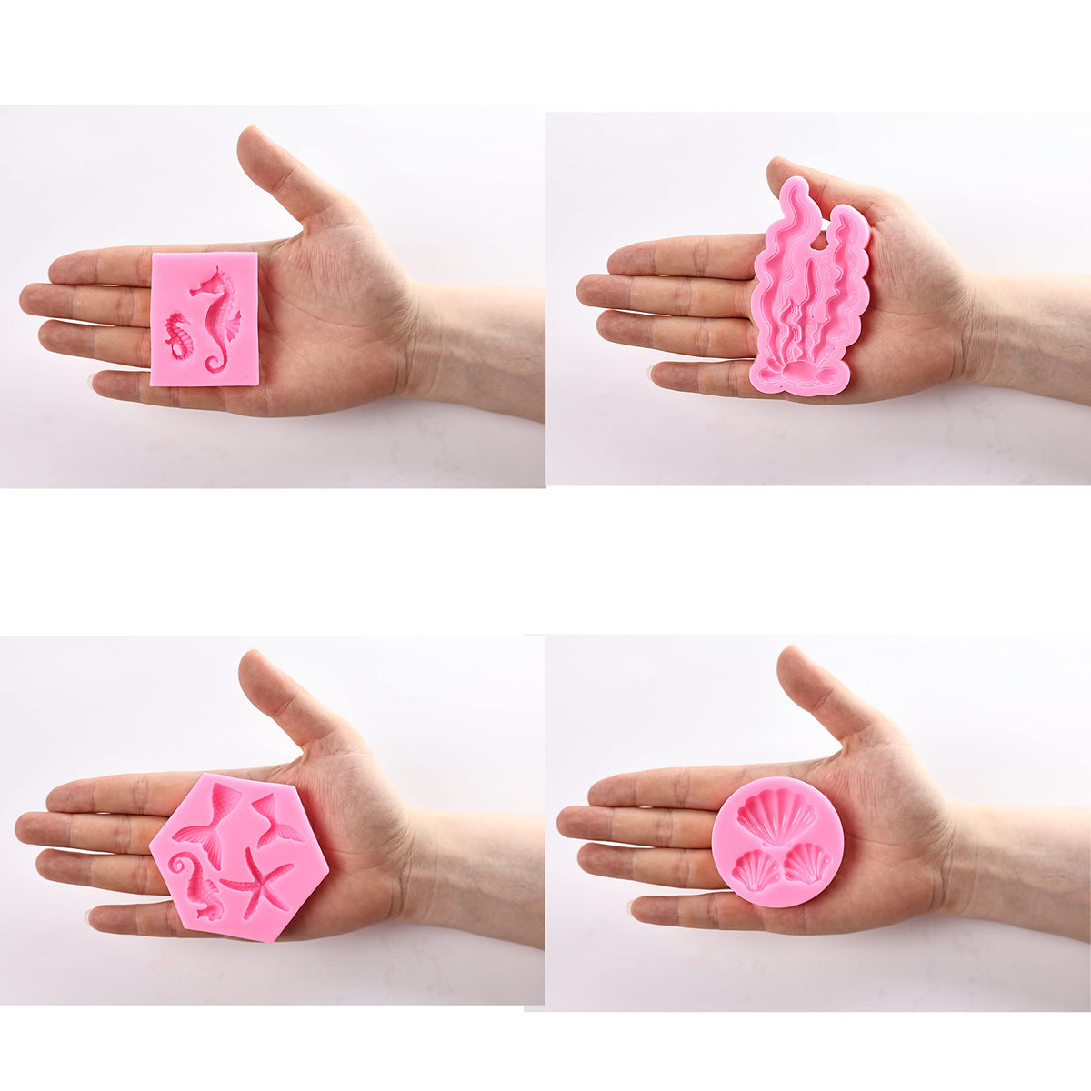 GELIFATLE multiuse mold ideas for clay, soap, resin and fondant projects.