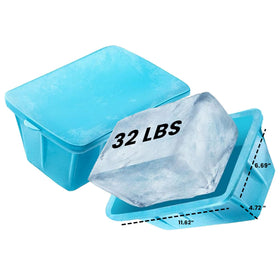 Gelu Ice Molds giant ice block ready for cold plunge and recovery