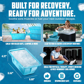 Gelu Ice Molds ice bath-ready mold for efficient cooling sessions