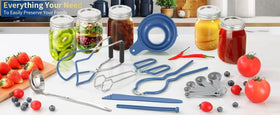 Gemfino canning labels simplify batch dating and organization.
